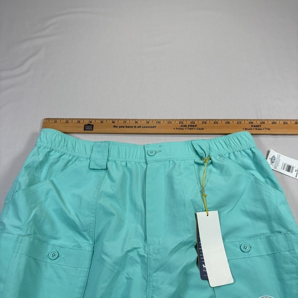 Aftco Shorts Mens‎ Size 38 Blue Cargo Fishing Stretch Outdoor Hiking Nylon NEW - Picture 5 of 9